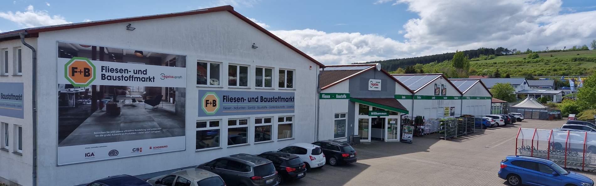 Außenansicht F+B-Markt Worbis